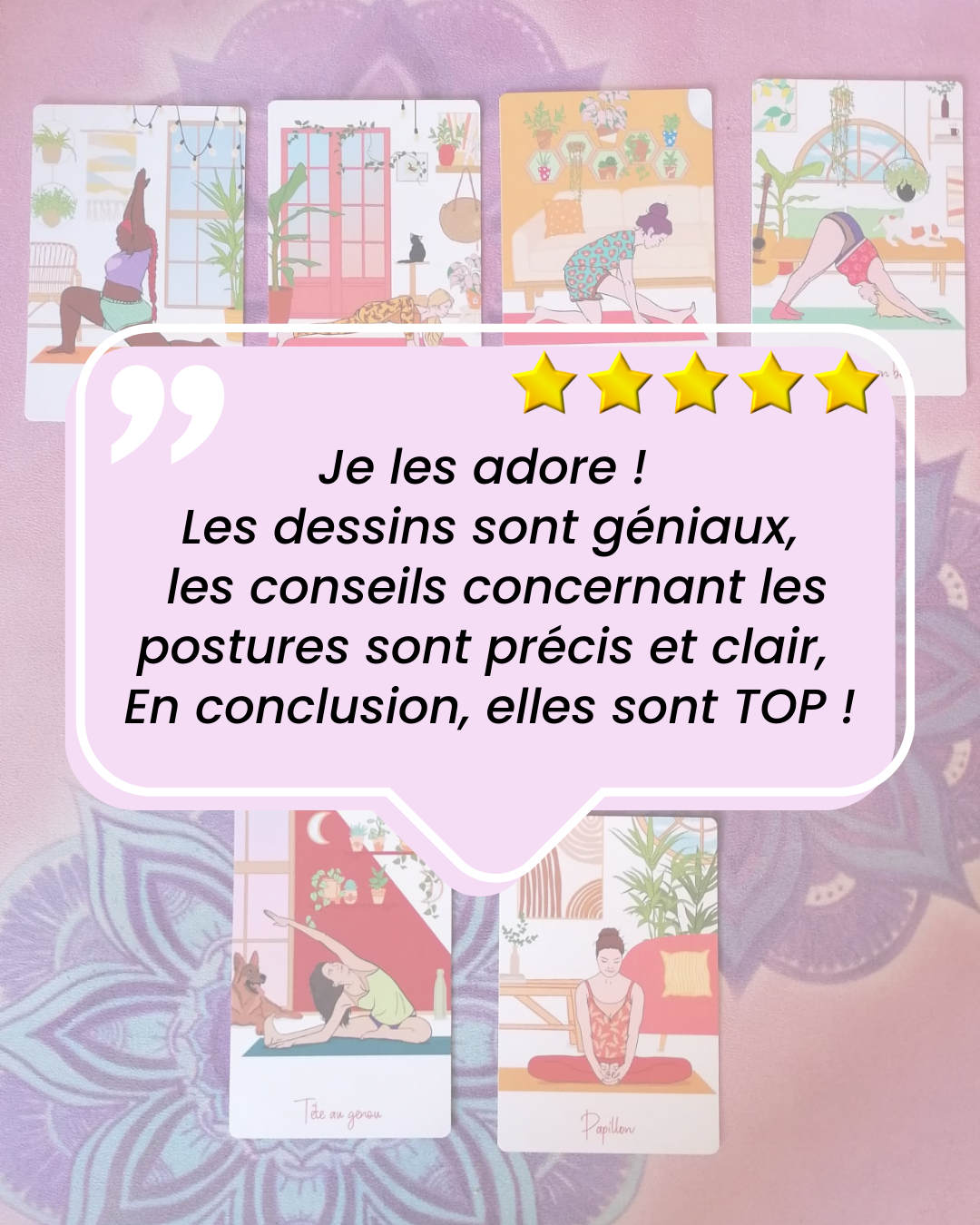 52 CARTES DE YOGA illustrées pour créer sa séance de yoga en toute liberté – Image 6
